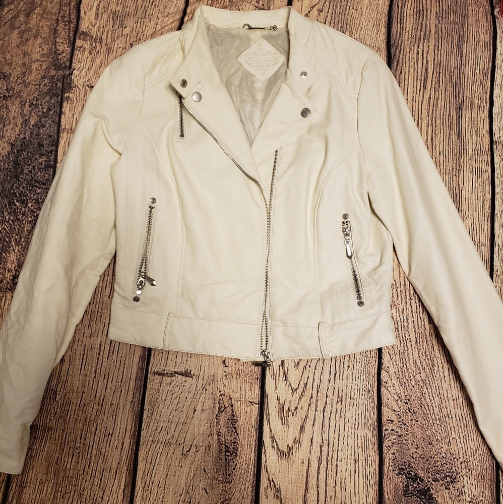 Faux leather jacket - Picture 1 of 4